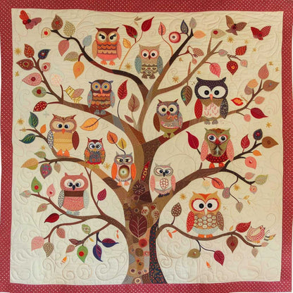 Owl Tree XR1806001CL Quilt