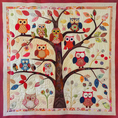 Owl Tree XR1806002CL Quilt