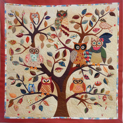 Owl Tree XR1806004CL Quilt