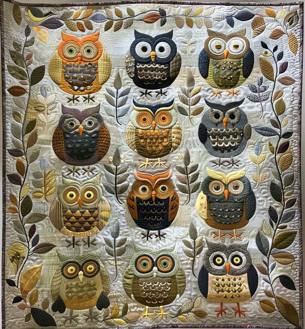 Owl WJ1506015CL Quilt