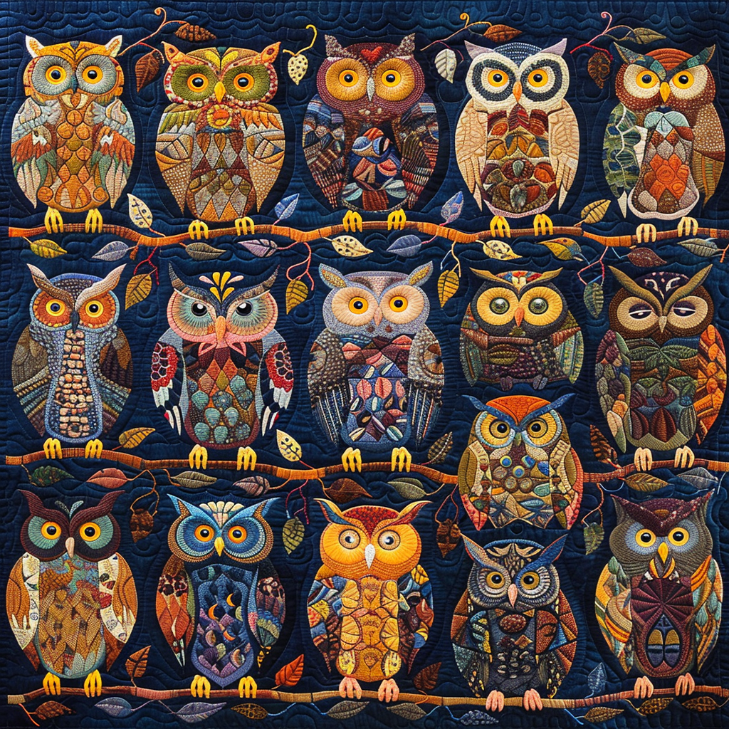 Owl WJ2406018CL Quilt