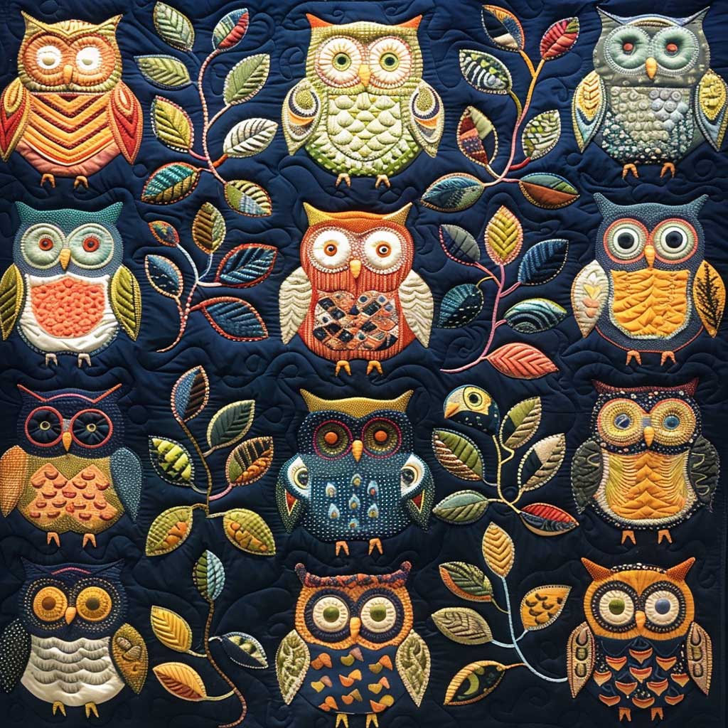 Owls WJ2506019CL Quilt