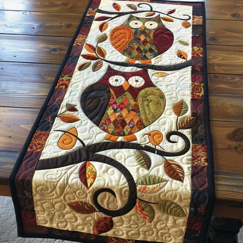 Owls WJ2907048CL Quilted Table Runner