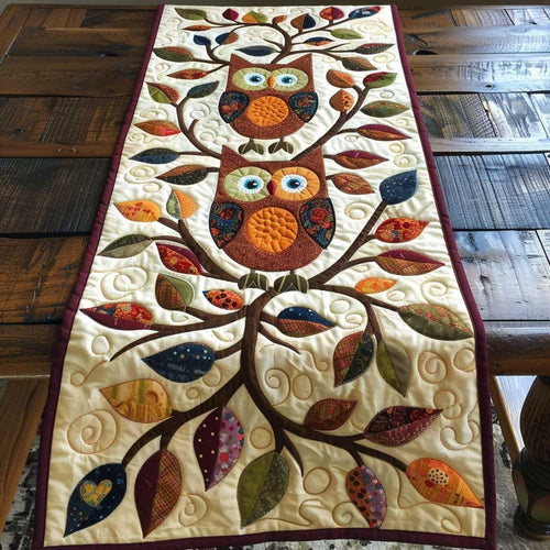 Owls WJ2907049CL Quilted Table Runner