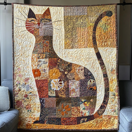 Patchwork Cat WU0401062CL Quilt