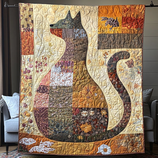 Patchwork Cat WU0401063CL Quilt