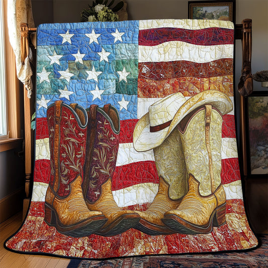 Patriotic Cowboy YR1802004CL Quilt