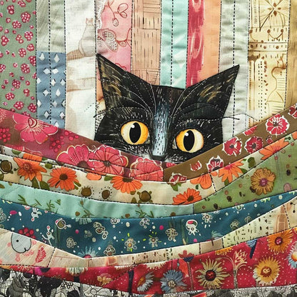 Peeking Cat WJ2907032CL Quilt