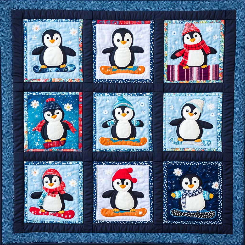 Penguin Snowboarders XR0508042CL Quilt