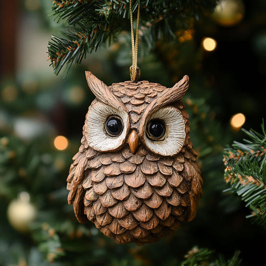 Pinecone Percher WJ2411031CL Christmas Ornament