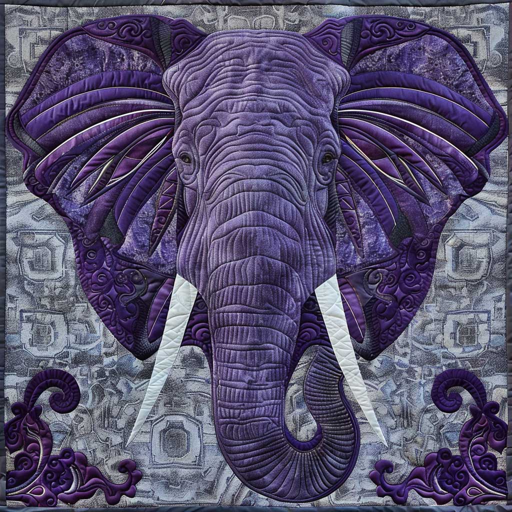 Powerful Elephant XR0509007CL Quilt