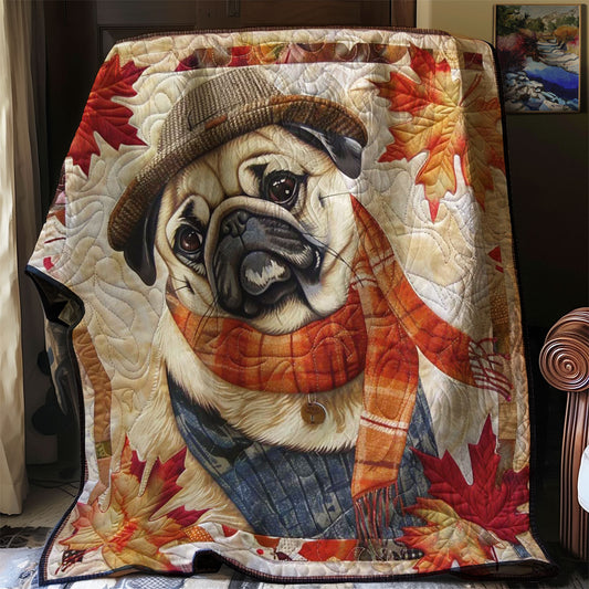 Pug Hug WN2907015CL Quilt