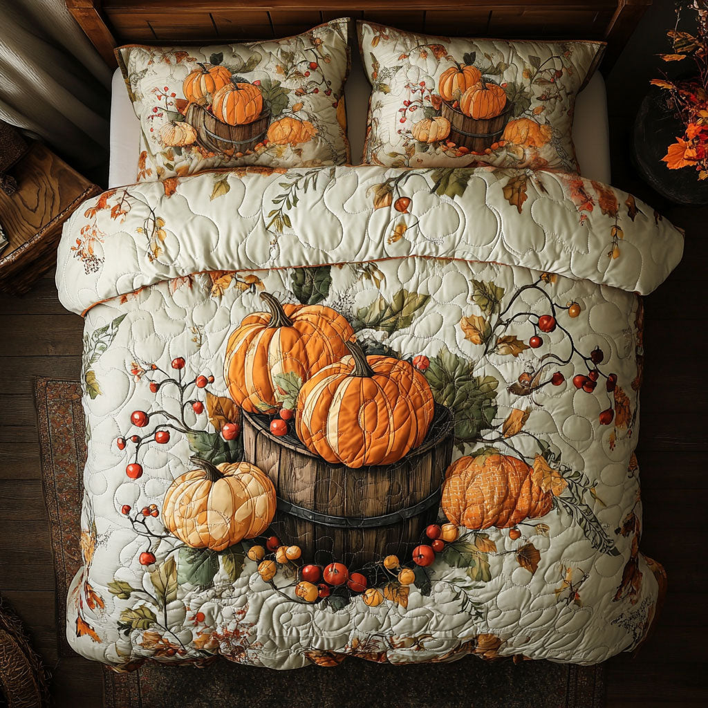 Pumpkin Autumn Vibes WU2802032CL Duvet Cover Set