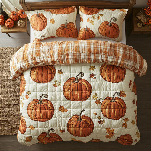 Pumpkin Autumn Vibes WU2802033CL Duvet Cover Set