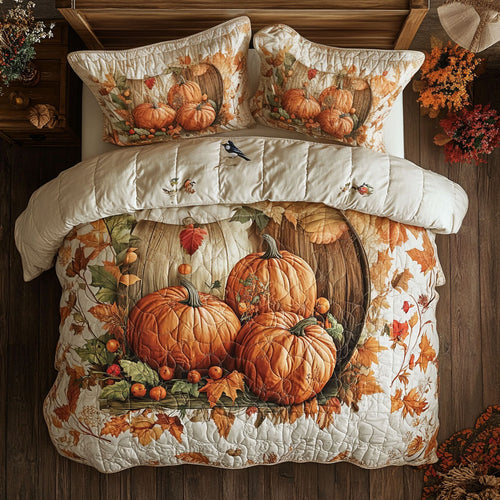Pumpkin Autumn Vibes WU2802034CL Duvet Cover Set