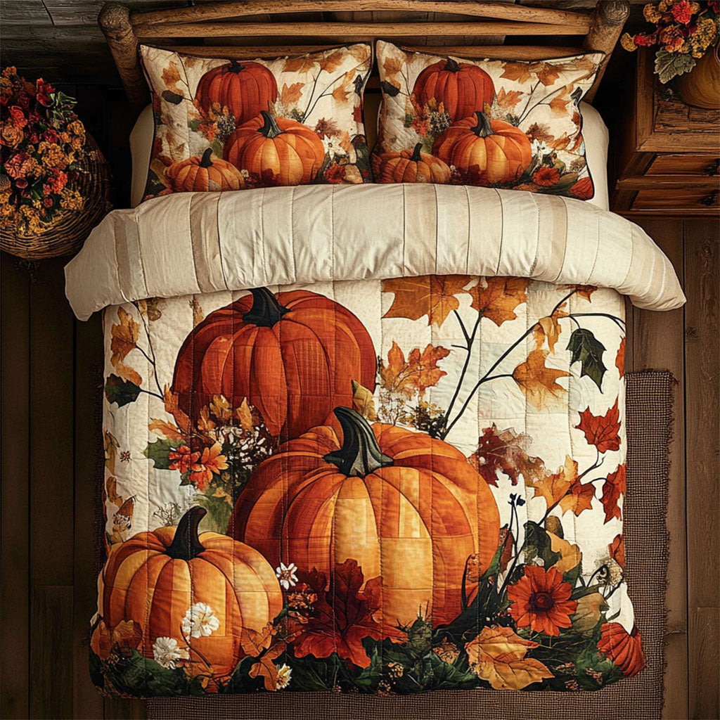 Pumpkin Autumn Vibes WU2802035CL Duvet Cover Set