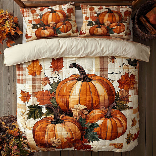 Pumpkin Autumn Vibes WU2802079CL Duvet Cover Set