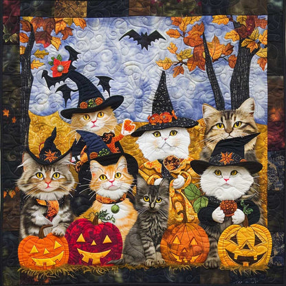 Pumpkin Boo Cat XR0409026CL Quilt