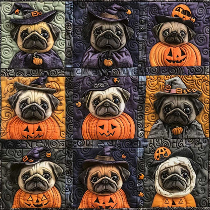 Pumpkin Pooch XR1908022CL Quilt