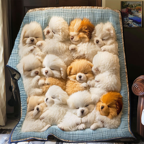 Puppy Bliss YR3001018CL Quilt