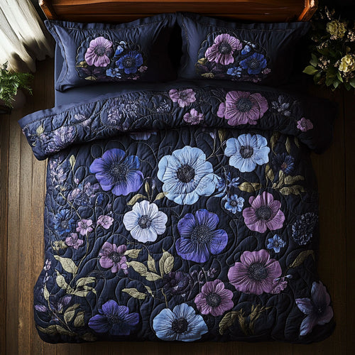 Purple Blooming WU0403022CL Duvet Cover Set