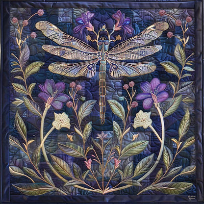 Purple Dragonfly WM2507001CL Quilt