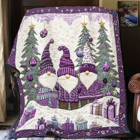 Purple Gnome WU1812042CL Quilt