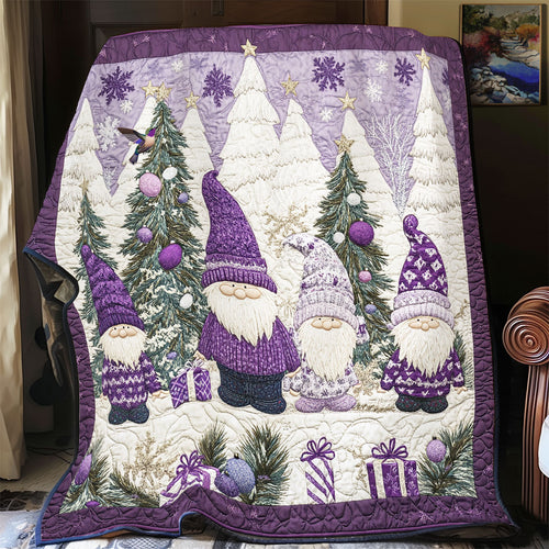 Purple Gnome WU1812043CL Quilt