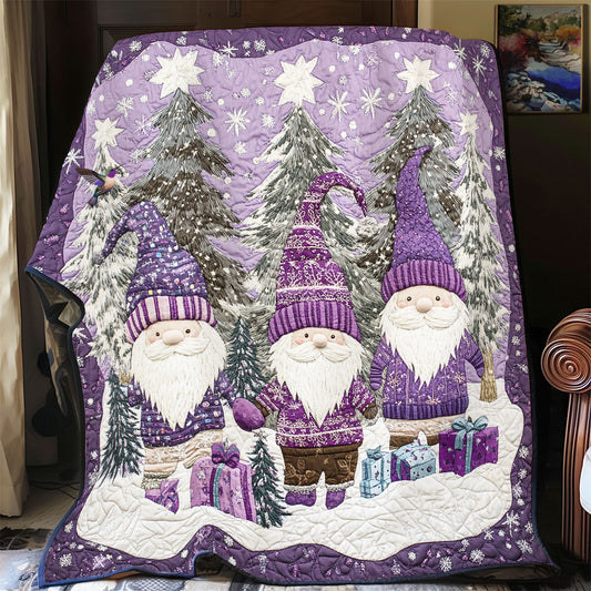 Purple Gnome WU1812044CL Quilt