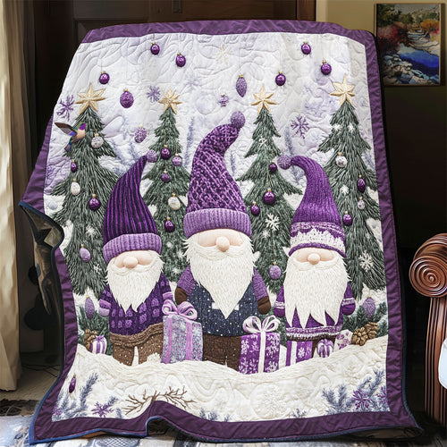 Purple Gnome WU1812049CL Quilt