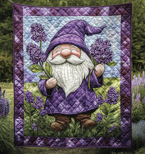 Purple Gnome WU1902026CL Quilt