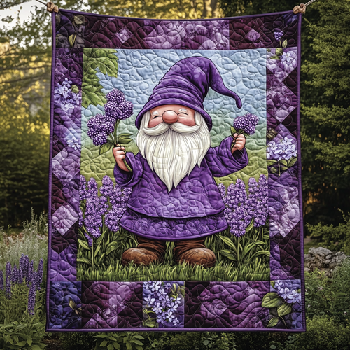 Purple Gnome WU1902029CL Quilt