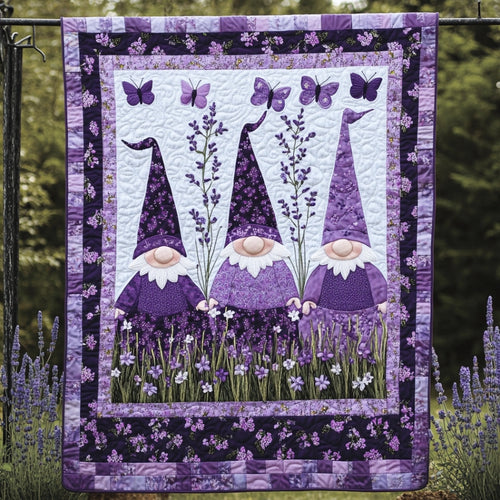 Purple Gnome WU2612094CL Quilt
