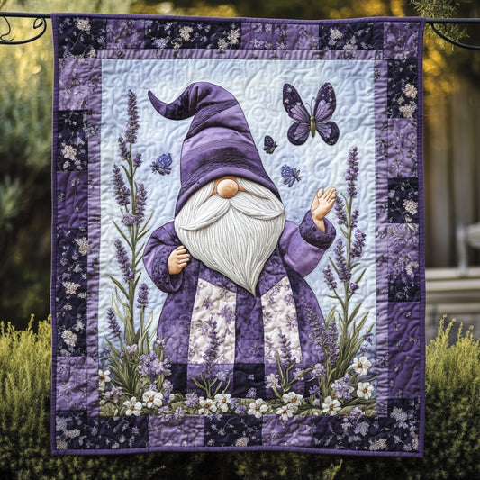 Purple Gnome WU2612096CL Quilt