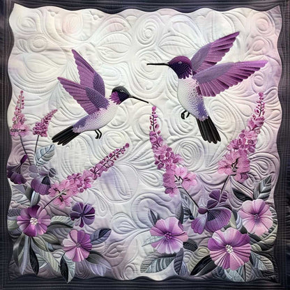 Purple Hummingbirds XR2706005CL Quilt