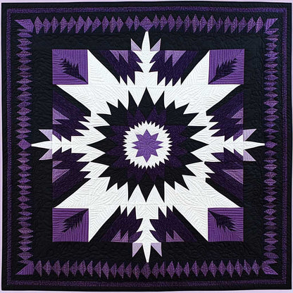 Purple Sharp Angle XR1309013CL Quilt