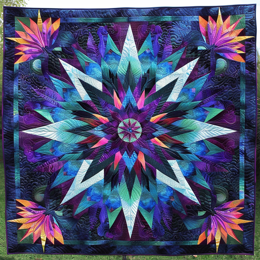 Purple Star Native American XR3005005CL Quilt