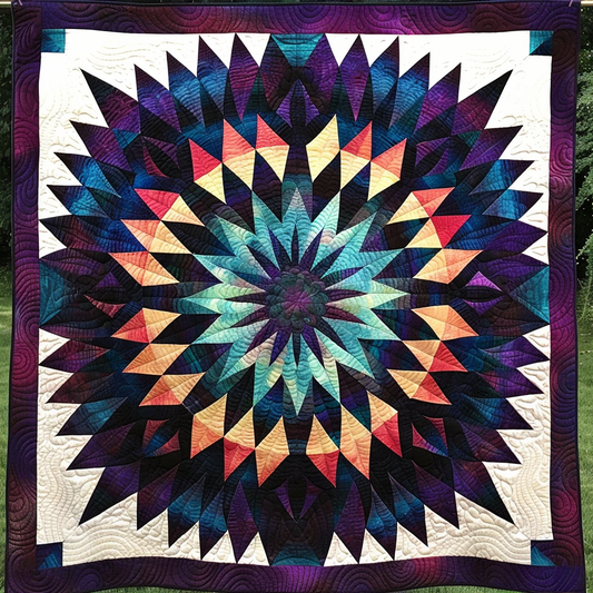 Purple Star Native American XR3005006CL Quilt