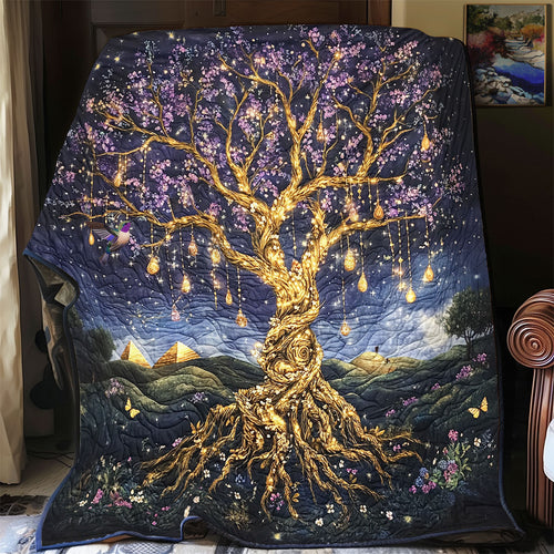 Purple Tree Of Life WU1912005CL Quilt