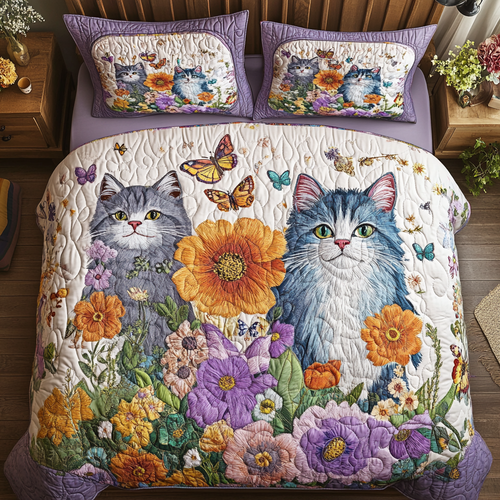 Purr Fect Blossom YR2401011CL Duvet Cover Set