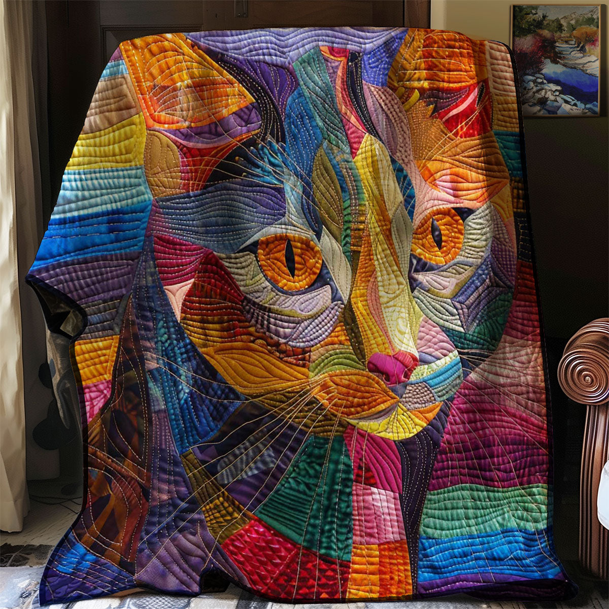 Purrfect Cat WN2607024CL Quilt