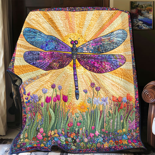 Radiant Dragonfly Garden YR3001021CL Quilt