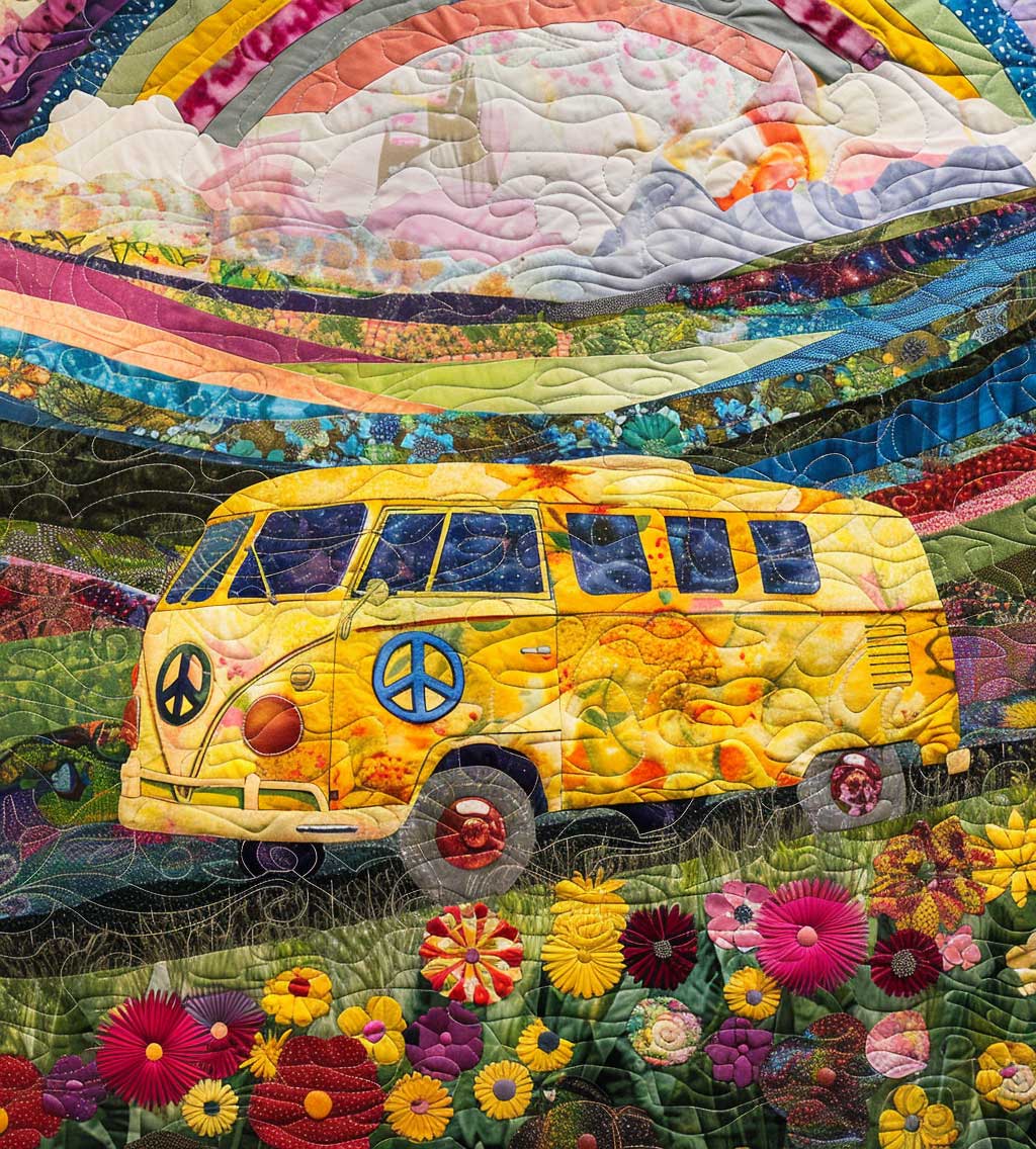 Rainbow Yellow Van XR1908054CL Quilt