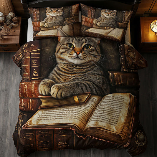 Reading Cat WU2301036CL Duvet Cover Set