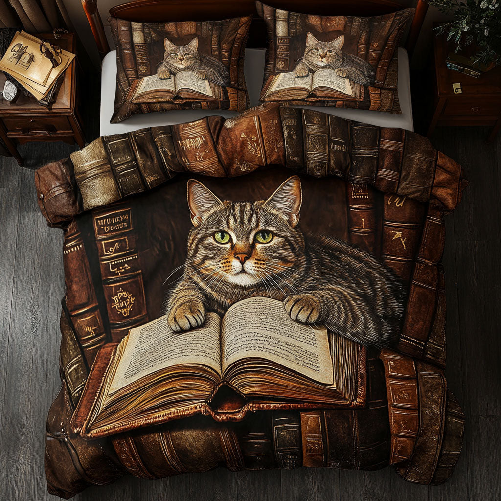Reading Cat WU2301038CL Duvet Cover Set