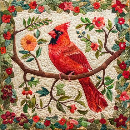 Red Cardinal WJ0108027CL Quilt