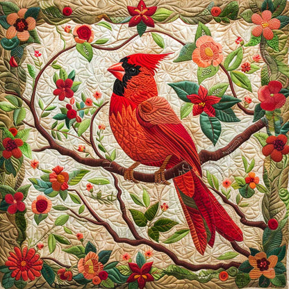 Red Cardinal WJ0208027CL Quilt