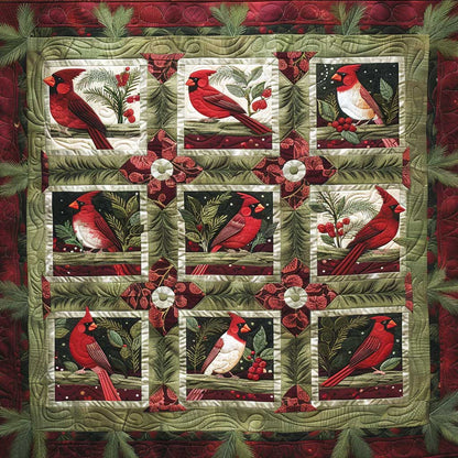 Red Cardinal WJ3107031CL Quilt