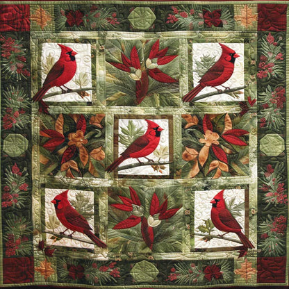 Red Cardinal WJ3107032CL Quilt