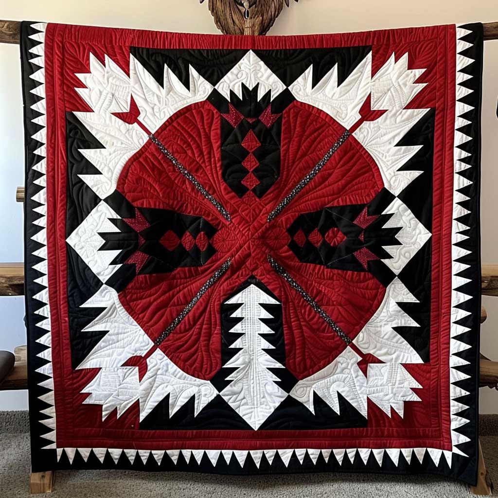 Red Native American XR1806007CL Quilt